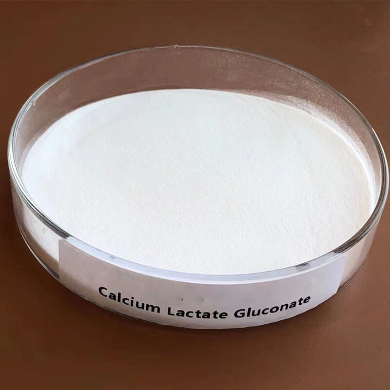 Calcium lactate gluconate is the most easily soluble calcium salt